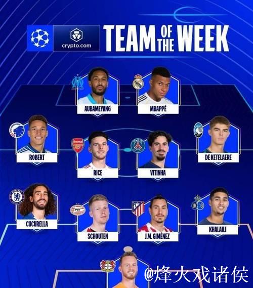 姆巴佩与维蒂尼亚领衔本轮欧冠最佳阵容,赖斯入选 姆巴佩与维蒂尼亚领衔本轮欧冠最佳阵容,赖斯入选